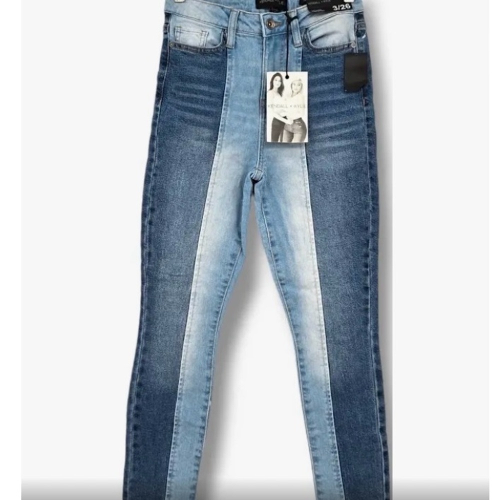KENDALL + KYLIE The Ultra Babe Skinny two-toned Sz 7/28 Sexxxy Jeans!